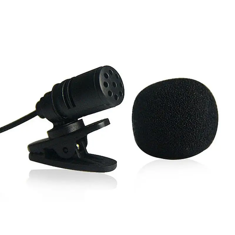 Портативный мини-микрофон с креплением конденсаторный микрофон 1 2 м для телефона