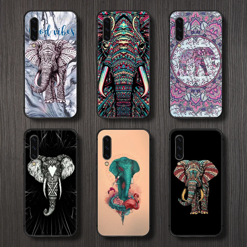 Чехол для телефона с изображением индийского животного слона Samsung Galaxy A10 A20 A30 E A40