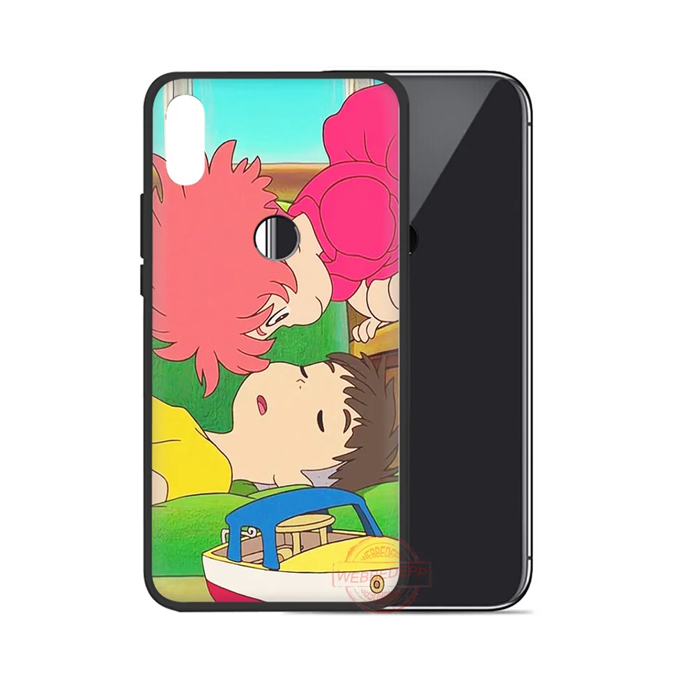 Чехол для телефона из ТПУ WEBBEDEPP Hayao Miyazaki anime ponyo Huawei P10 P20 P30 Lite Pro Y6 Y7 prime 2018 Y9 2019 |