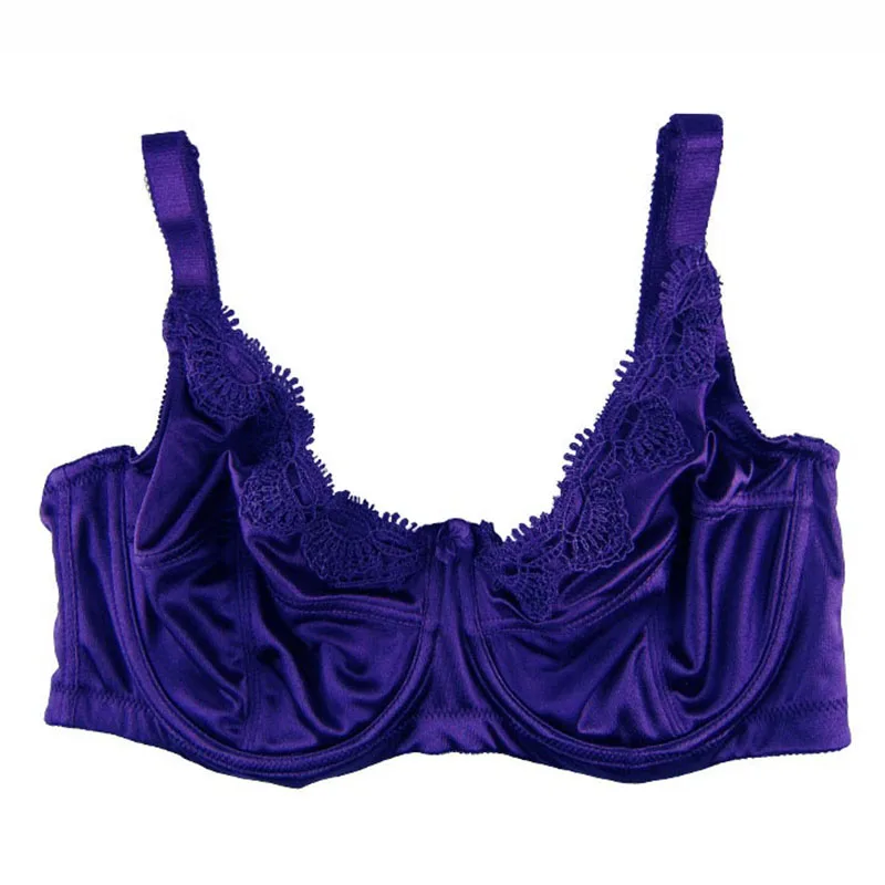 Женский бюстгальтер с вышивкой без подкладки размеры 34 46|embroidery bralette|plus size brasize bra |
