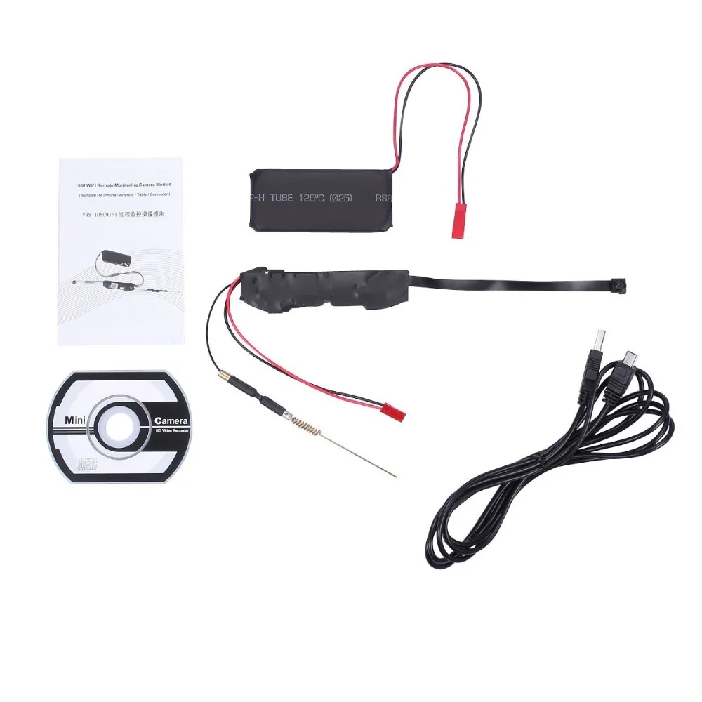 HBUDS P2P мини-камера HD 1080P Wi-Fi Сетевая камера сделай сам беспроводной модуль камеры с