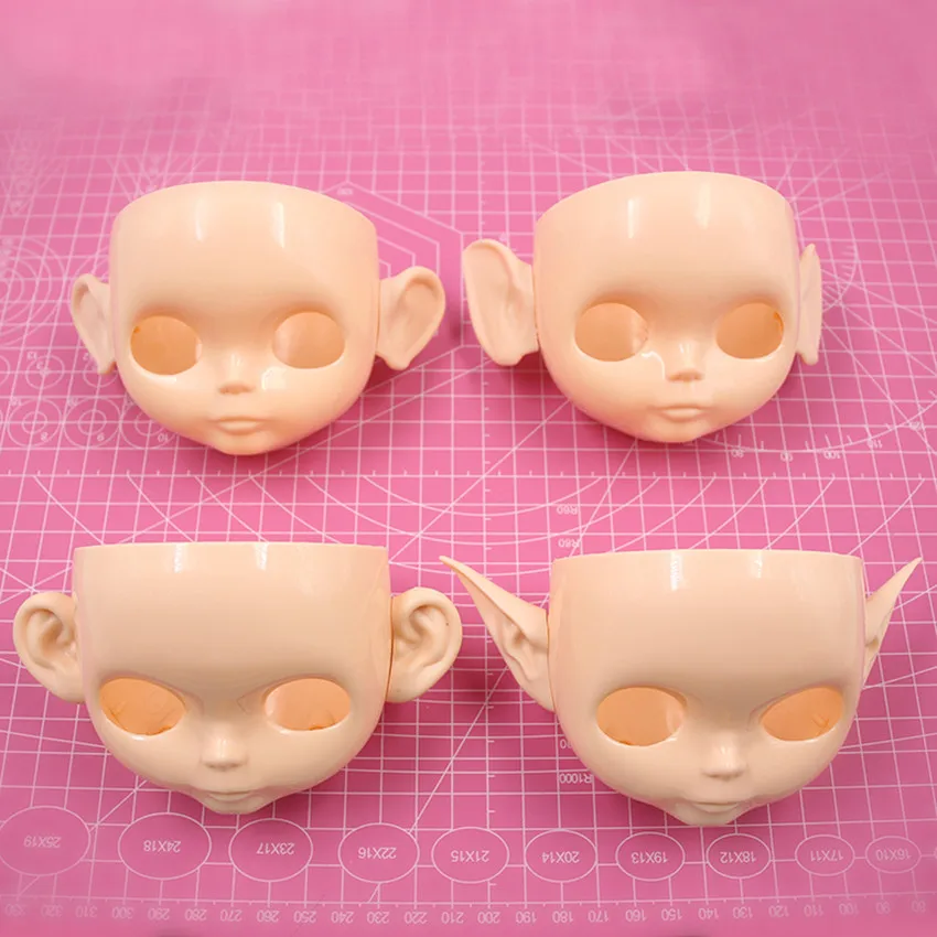 Blyth Doll Ears for Blyth Doll Icy Doll White Natural Tan Dark and Super Black Skin Only Ears No Doll Children Toys for Girls