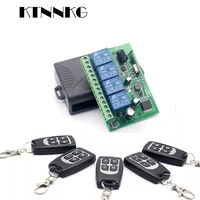ktnnkg 433mhz acdc12v 24v 10ar4ch wireless relay module diy smart home kit suitable for car tailboard garage door
