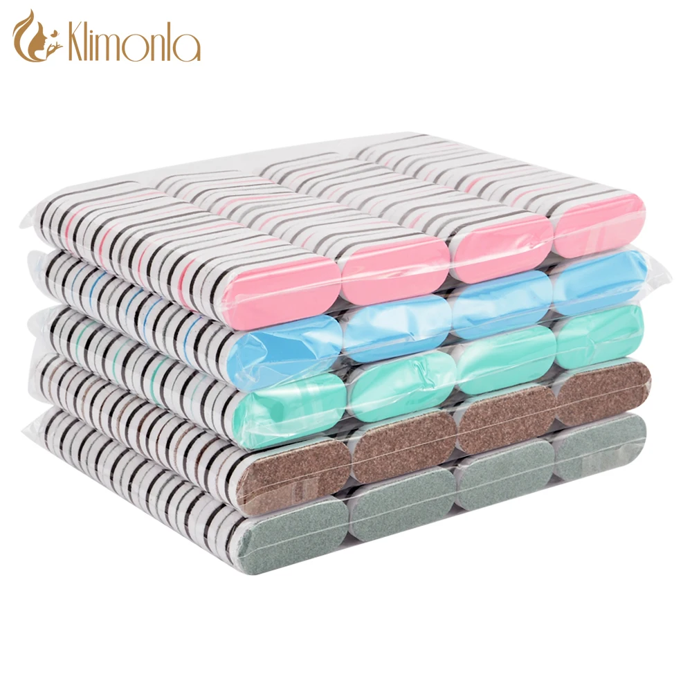 

5/10/25pcs Mini Sponge Professional Nail File Manicure Sand Emery Board Buffing Double-Sided Nail Buffer 100/180 600/3000 Grit