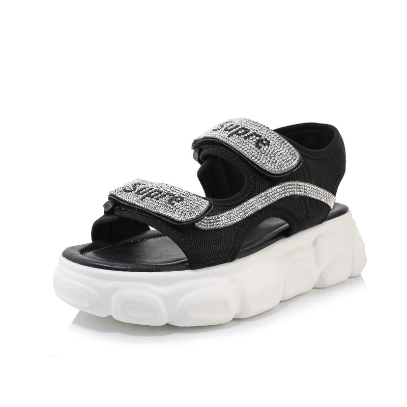 

Sports sandals women 2020 new summer women's fashion beach shoes chunky ladies increased shoes casual thick bottom sandals women