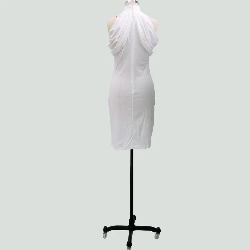 

WEPBEL Summer Sexy Solid Color Slim Pencil Dress Women's Casual Short Sleeve Halter Strapless High Waist Dress