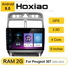 Автомагнитола 2 Din, Android 9,0, GPS, 32 Гб ПЗУ, для Peugeot 307, 307CC, 307SW, 2002-2013, FM 9216, мультимедийный видеоплеер, GPS-навигация