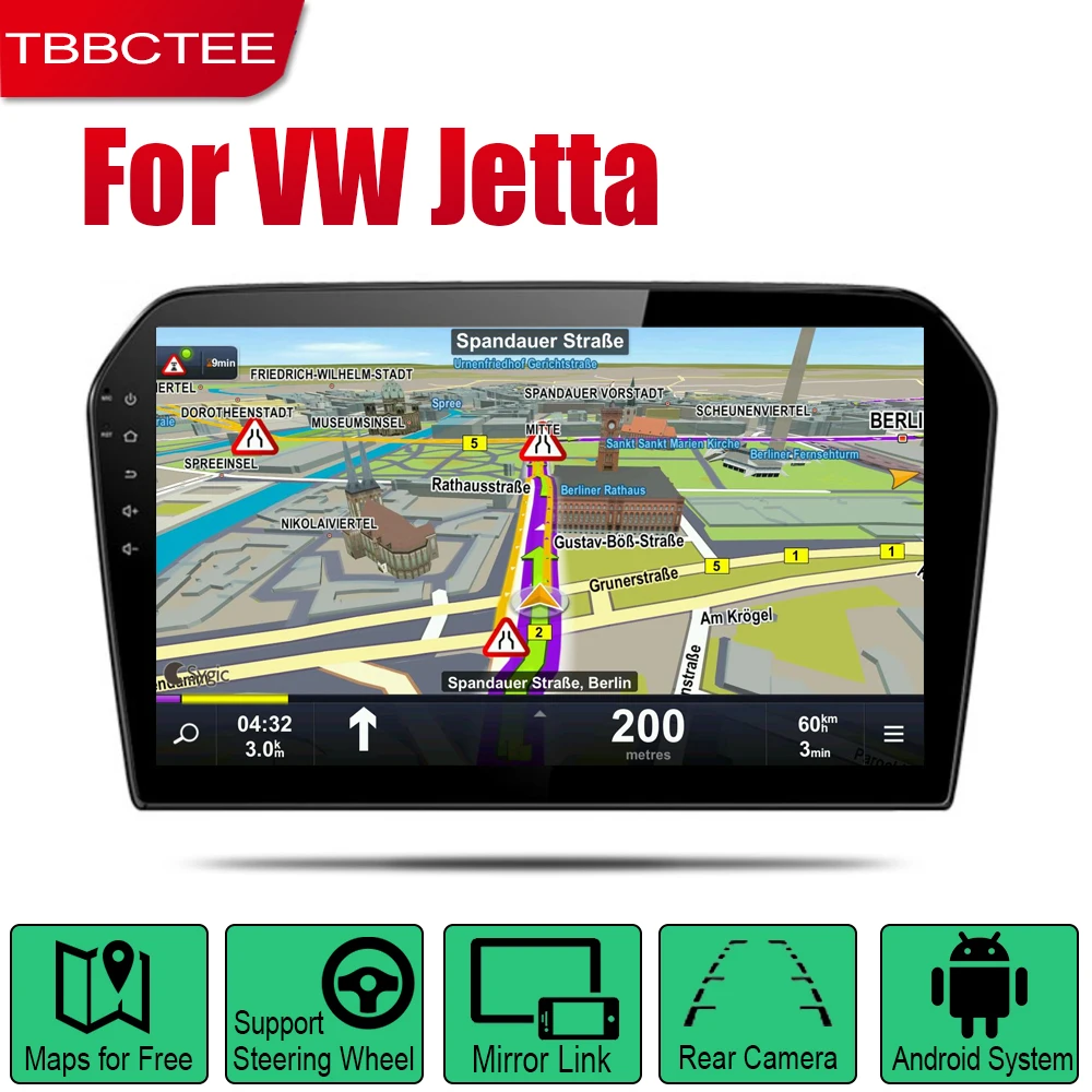 Автомагнитола 2 Din для Volkswagen мультимедийный проигрыватель с GPS навигацией Wi Fi BT VW