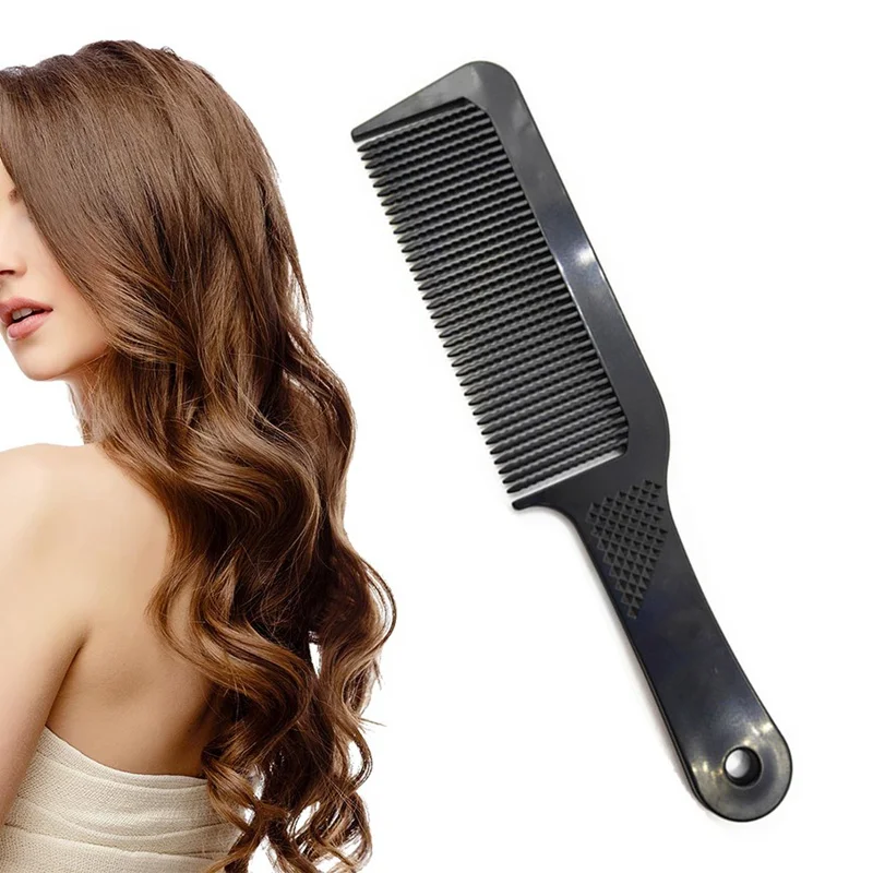 

Black Static Long Waved Teeth Carbon Comb Women Make Hair Smooth Comb Professional Hairdressing For Hairstyling Tools