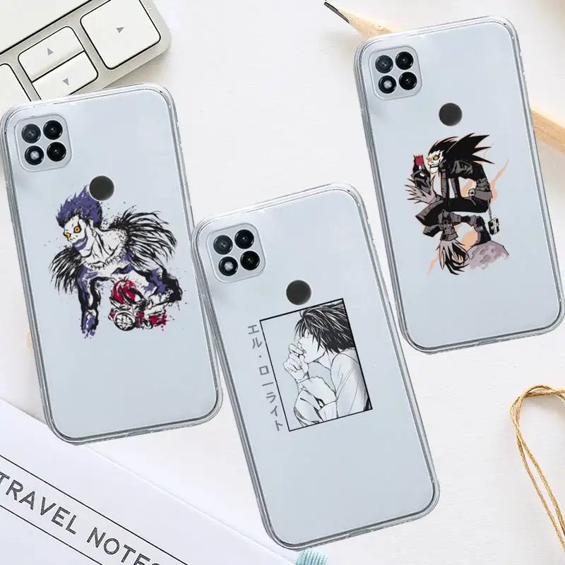 

Rem and Misa Death Note Phone Case Transparent for Xiaomi redmi note 8 9 10 11 t lite pro ultra mix 4 k40