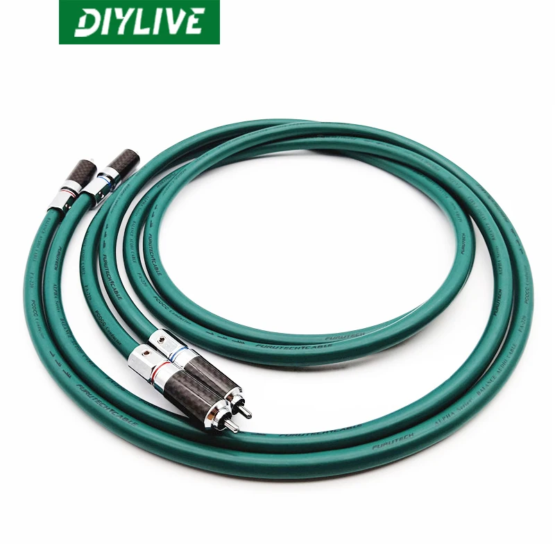 DIYLIVE Hi Fi Япония Furutech FA 220 OCC монокристалл Медь на угле сигнальный провод аудио