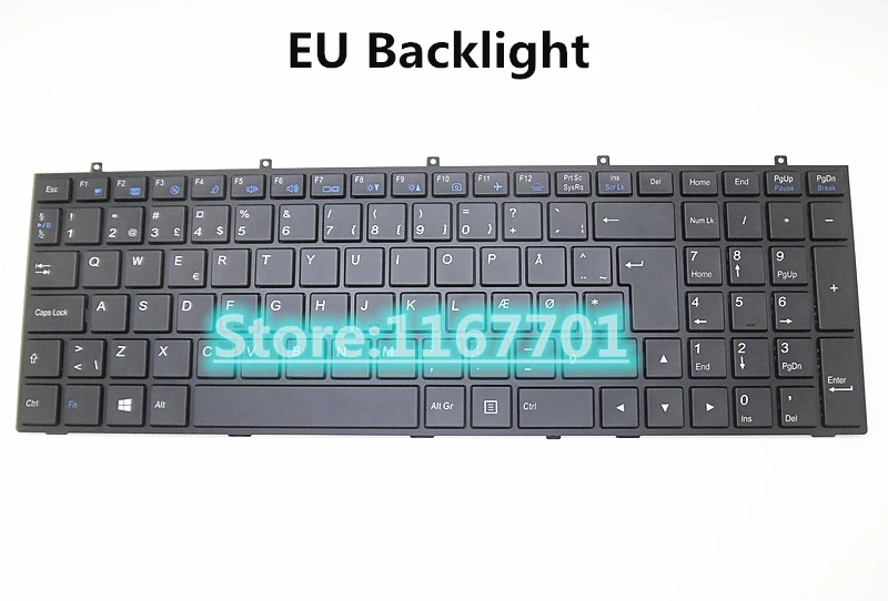 Новый оригинальный ноутбук/ноутбук US EU JP клавиатура с подсветкой для GIGABYTE P55 P55K P55W