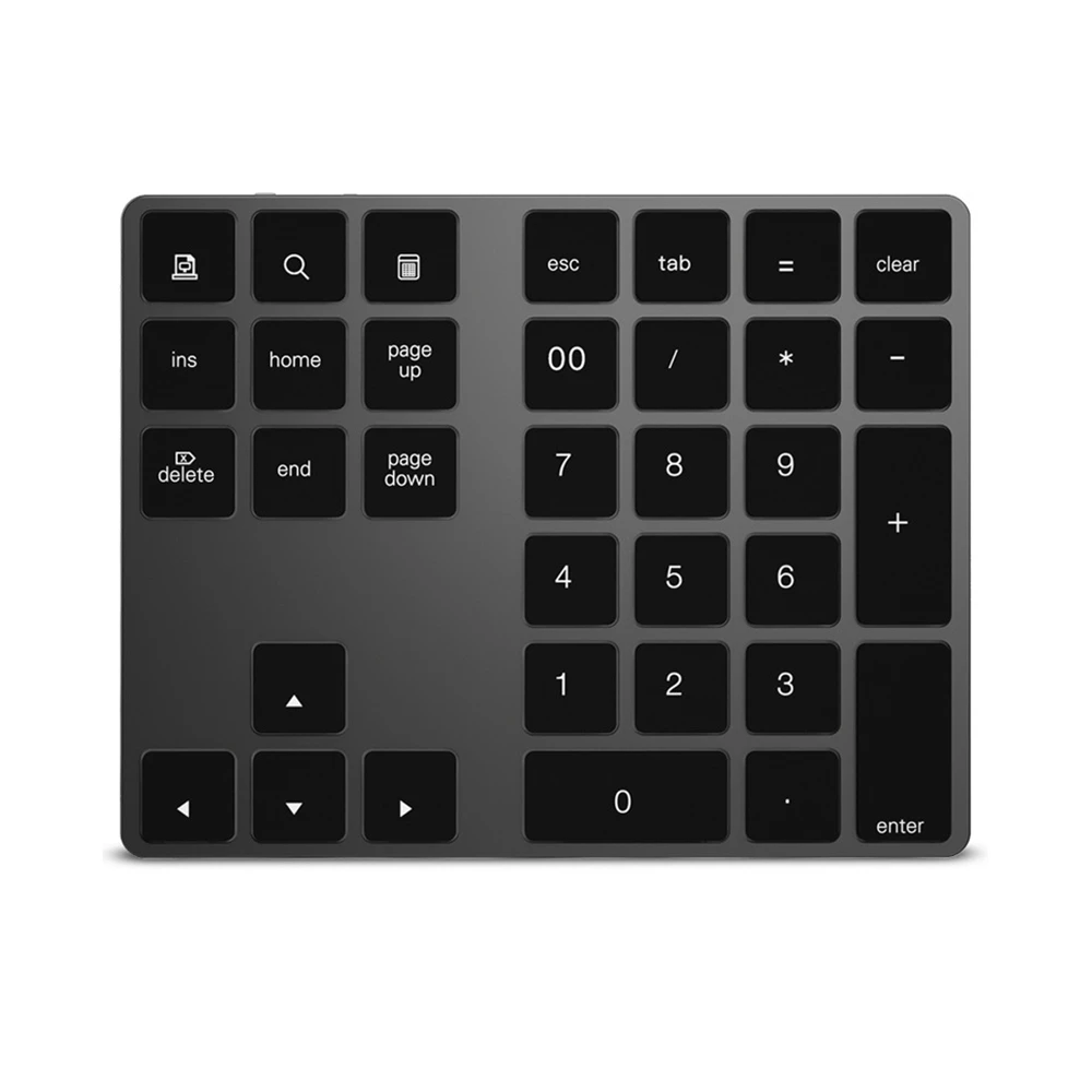 BT 3.0 Wireless Numeric Keypad 34 Keys Digital Keyboard for Accounting Teller Windows IOS Mac OS Android PC Tablet Laptop | Компьютеры и