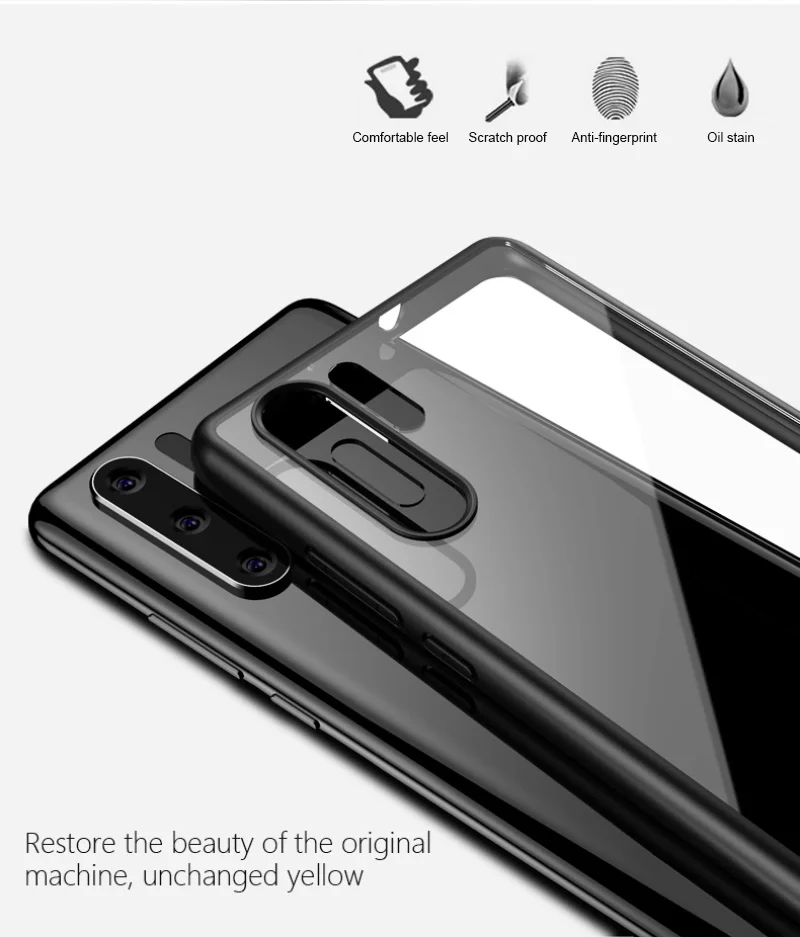 Прозрачный чехол из ТПУ для Huawei P30 Pro | Мобильные телефоны и аксессуары
