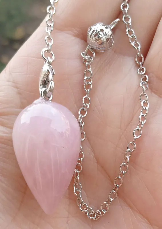 Аметист Роза кварт Лапис тигровый глаз Опал подвеска Маятник драгоценные камни