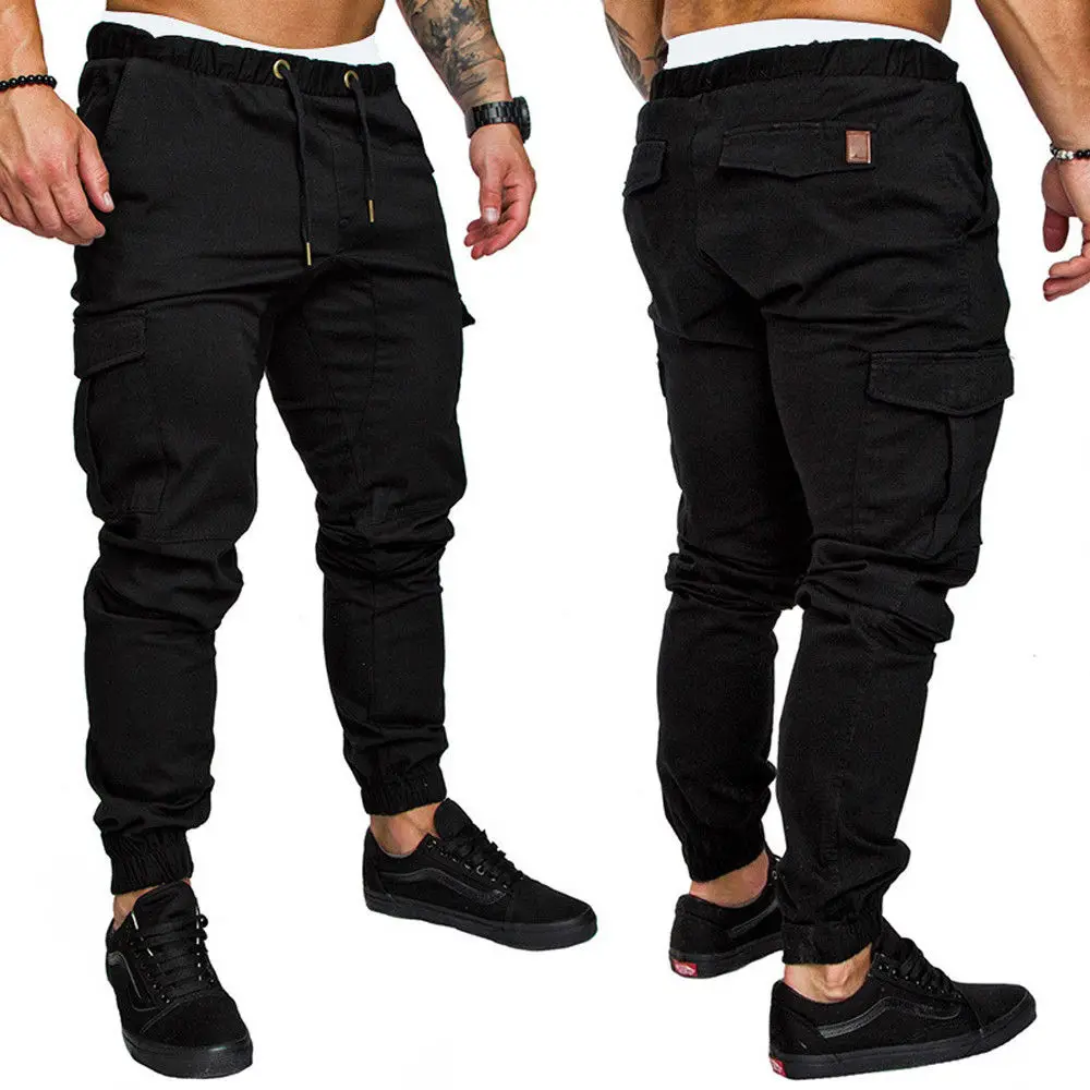 

Men Slim Fit Straight Leg Trousers Casual Straight Overalls Pants