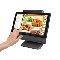 15 6 inch touch screen pos monitor all in one price checker cashier point of sale terminal cash register machine pos system