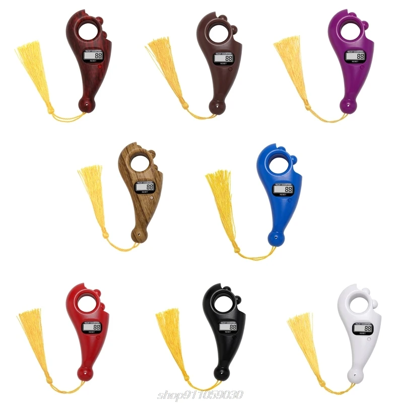 

Portable Handheld Tassel Digital Beads Counter Finger Game Toy Manual Reset Decompression Relaxation Meditation N12 20 Dropship