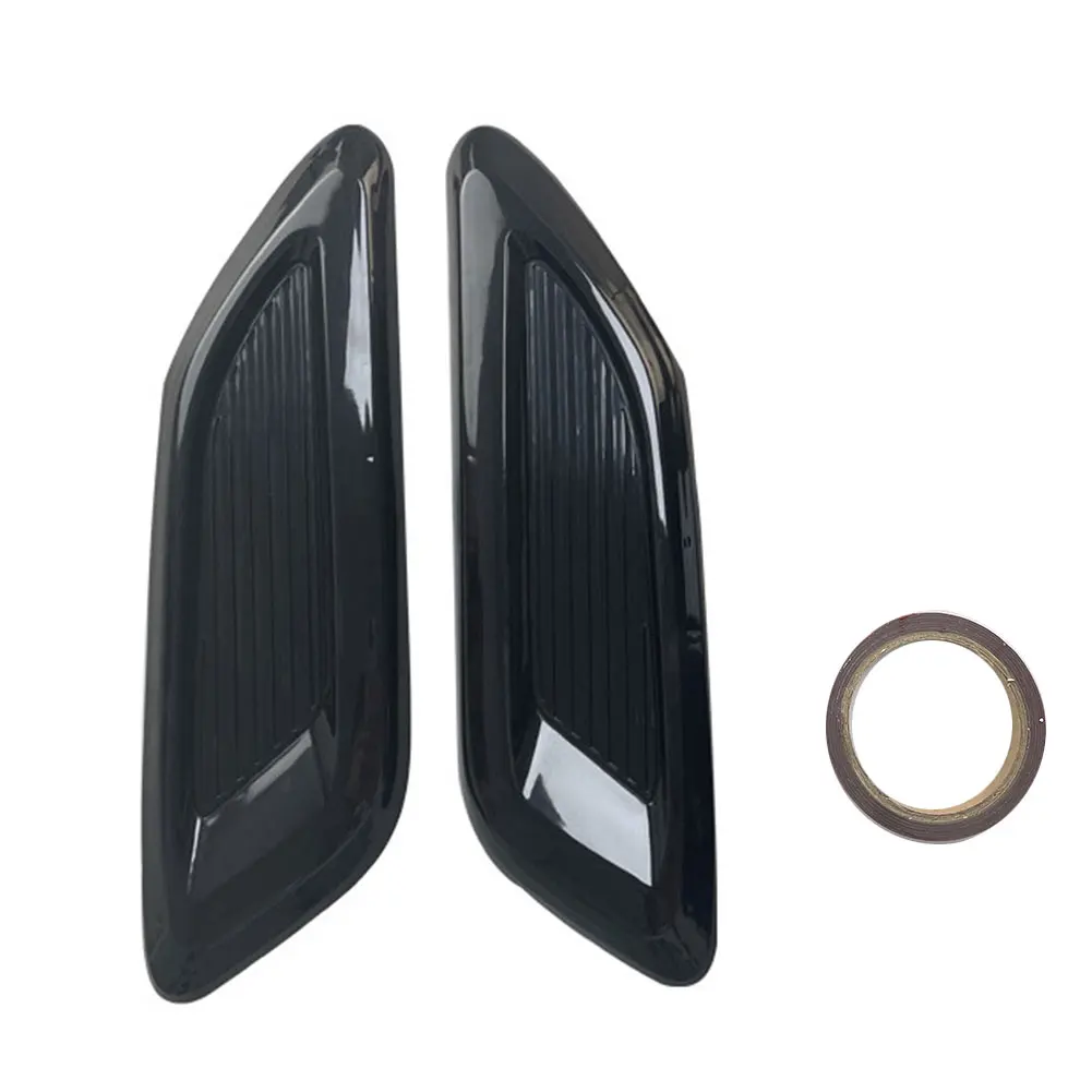 

1pair Fake Air Outlet Cover Self Adhesive DIY Styling Modern Plastic Hood Universal Decoration Simulated Accessories Car Sticker