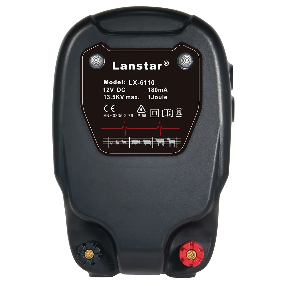 Lanstar 12KV 1J Электрический забор для фермы/зарядное устройство животноводства Овцы