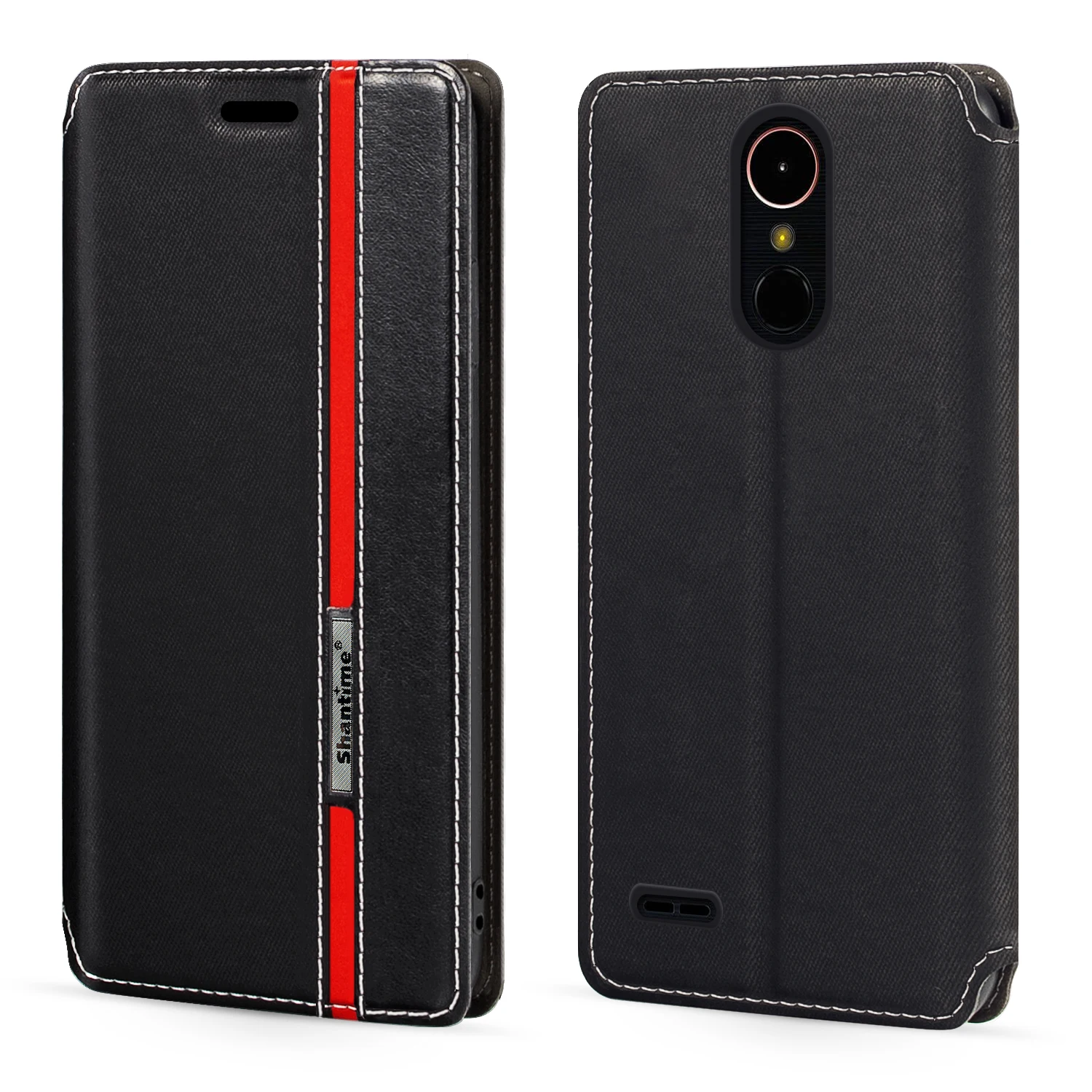 

Кожаный чехол-книжка с магнитной застежкой для LG K10 2017