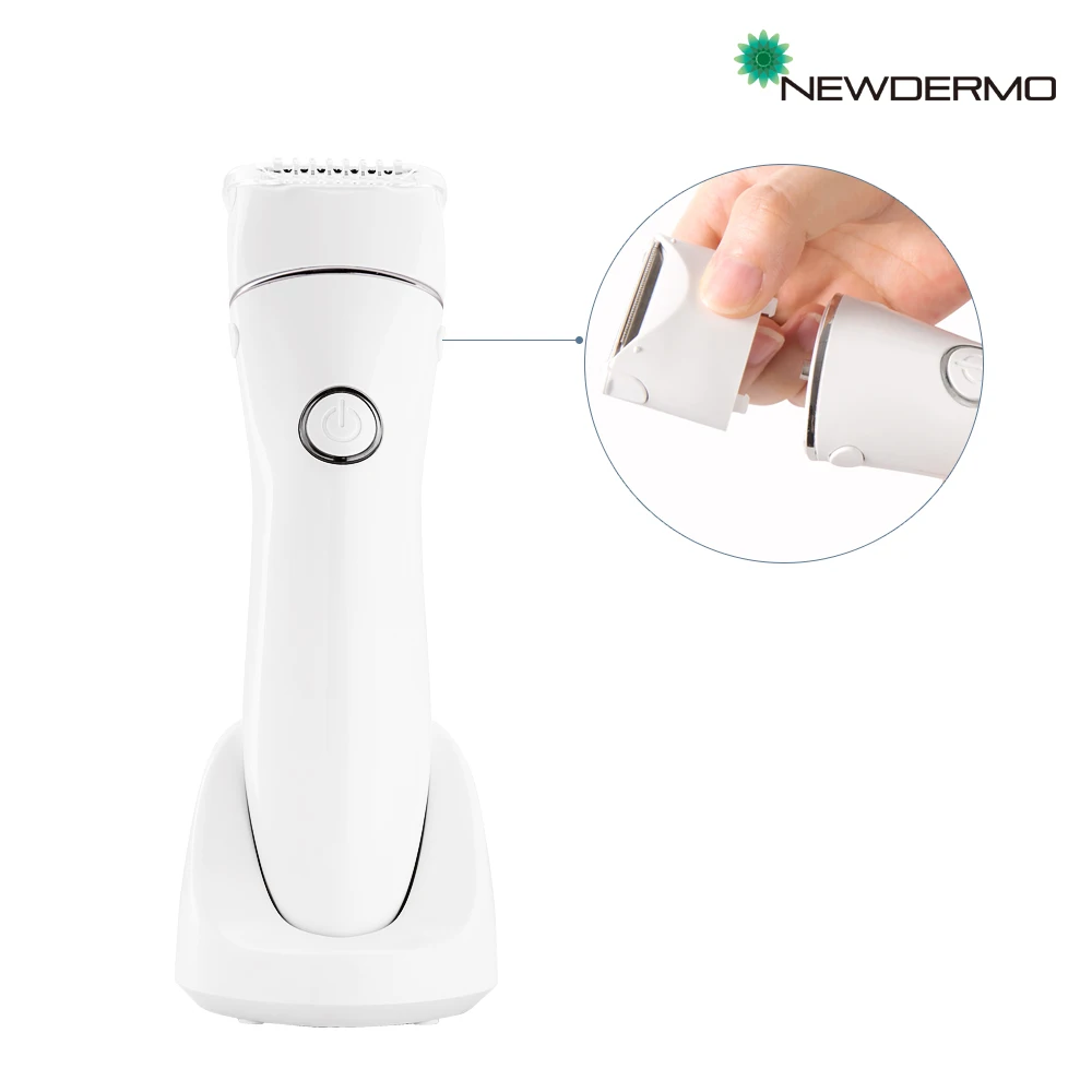 Бритвенный набор NEWDERMO Женский безопасный триммер с лезвиями для бритья эпилятор