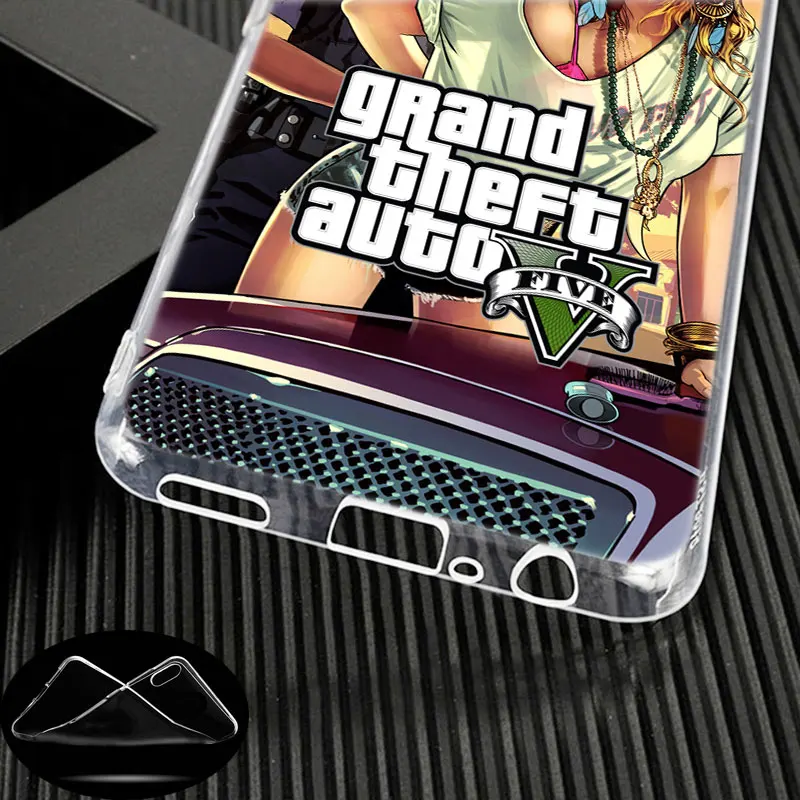 Роскошный мягкий силиконовый чехол GTA 5 игровой для huawei NOVA 3 3i 5i P20 P30 Pro P9 P10 P8 Lite 2017 P