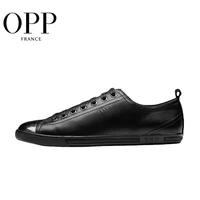 opp mens loafers fashion metal punk lace up casual shoes leather stitching casual mens shoes genuine leather loafers for men