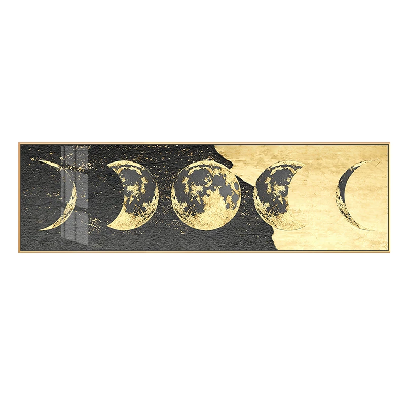

ThePhasesOf The Moon Canvas Painting Posters And Prints Wall Art Decor Pictures For Home Design Bedroom Living Room Decoration