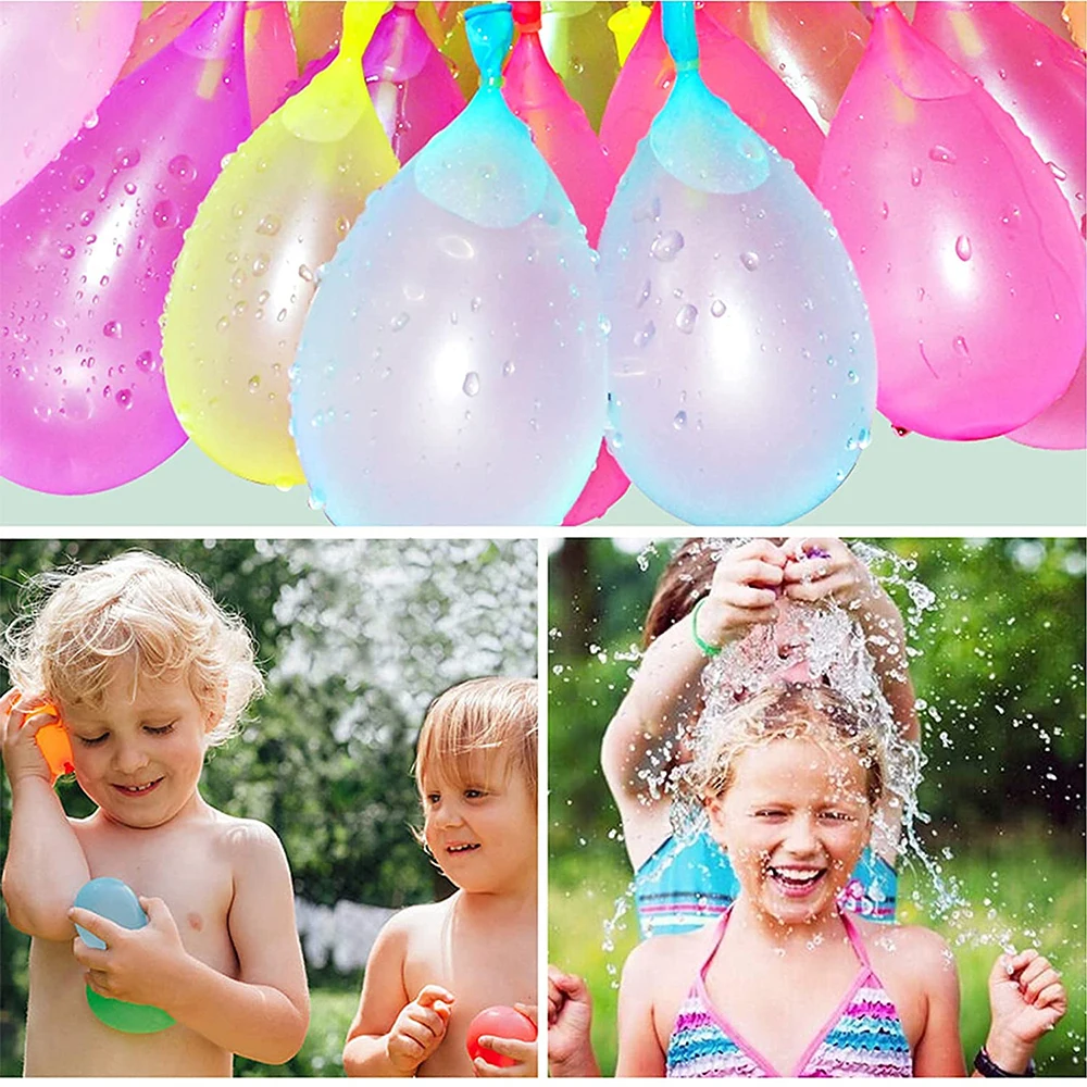 

Water Balloons Bunch of Balloon Instant Self-Sealing Boom Complete Gift Set Bundle Summer Party Splash Fun for Kids Adult Games