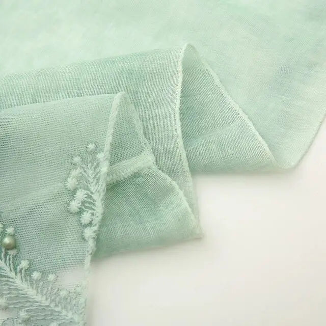 

R16 High quality embroideredlace floral cotton scarf plain flower muslim women hijab lady headband women scarf/scarves