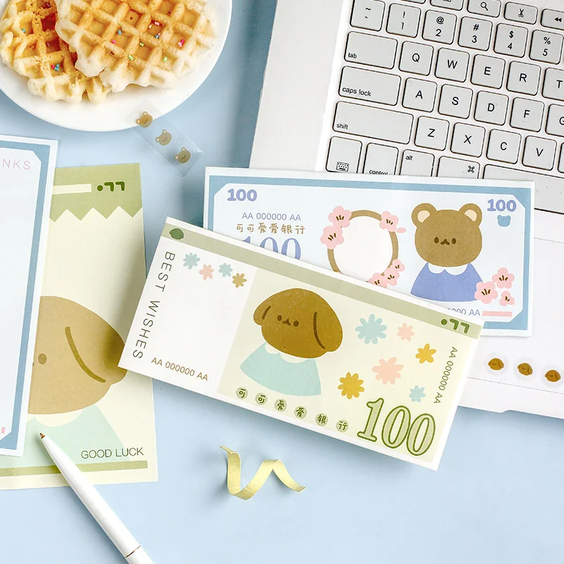 VanYi 4 вида конструкций Animal Vault Kawaii бумажный конверт с буквами Sticker 3 Enjoy
