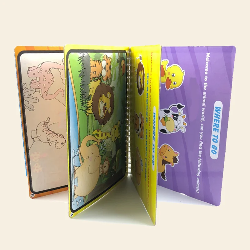 

Reusable Magic Water Drawing Book Coloring Book Doodle & Magic Pen Painting Drawing Board For Kids Educational Toy Birthday Gift