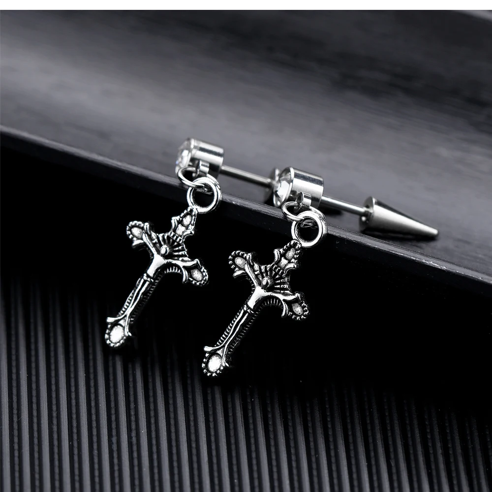 Креативные серьги из титановой стали OPK индивидуальные мужские украшения в стиле