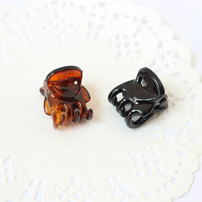 12 шт./пакет черный Заколки для волос Clipper Клип заколки Для женщин Дамы Пластик 6