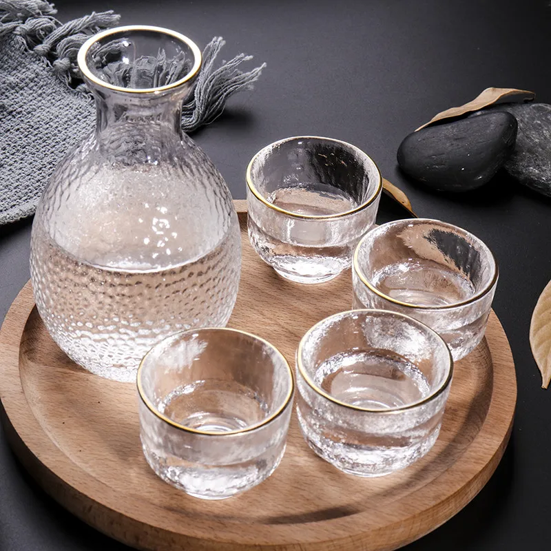 Кувшин для белого вина саке ручной работы один кувшин Четыре Бокала es прозрачный