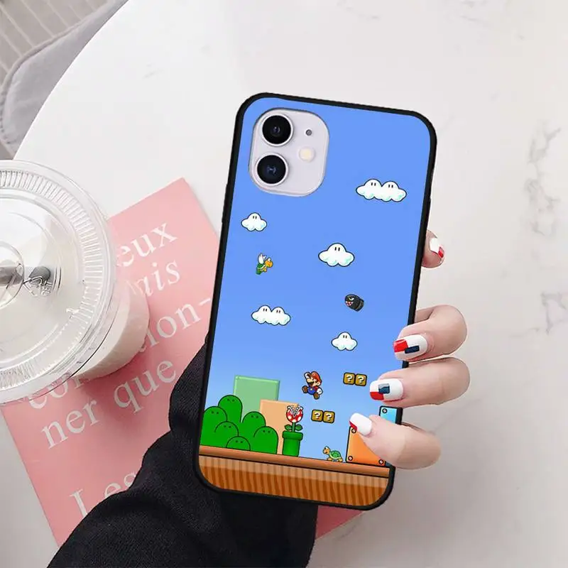 

Super Mario Phone Case For iphone7 8 plus 7 8 6 6s plus X XR XS MAX 11 12 Pro Max Cover