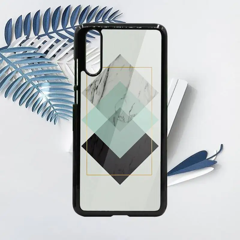 

Marble geometric segmentation Phone Case For Samsung galaxy S note 8 9 20 10 e lite2019 plus pro ultra Hard PC