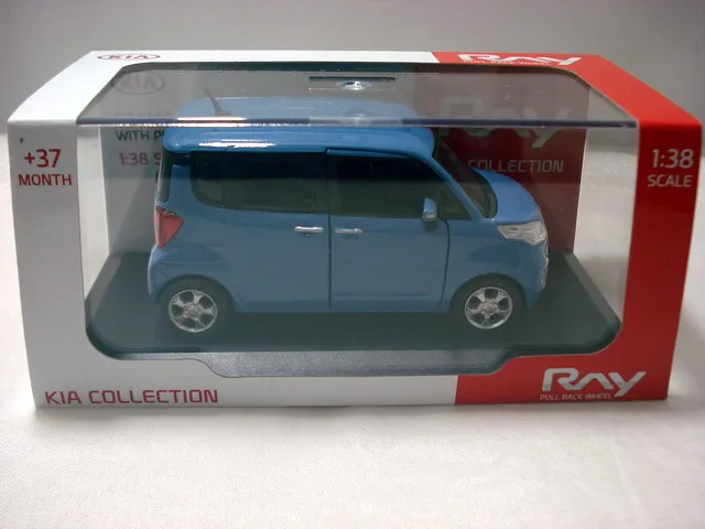 Модель литая под давлением в масштабе 1:38 для KIA RAY K car MPV игрушечный автомобиль из