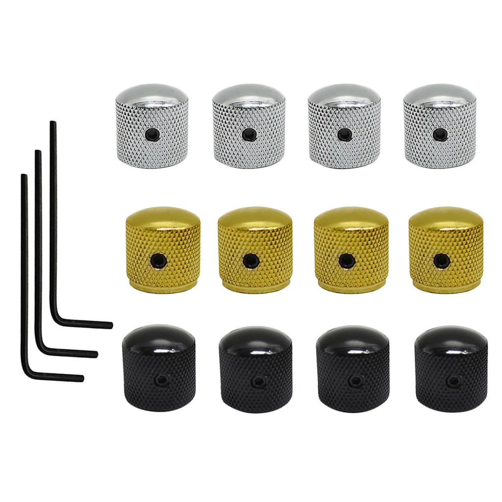 

4x гитары горшок громкость звука Управление кнопки резьбовое отверстие ручки Запчасти для авто