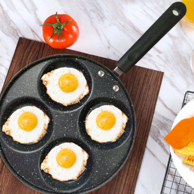 

Household Aluminum Breakfast Frying Pan Non-Stick Cooking Pan Kitchen Utensils Non-stick Egg Pancake Steak Pan Cooking Egg Ham
