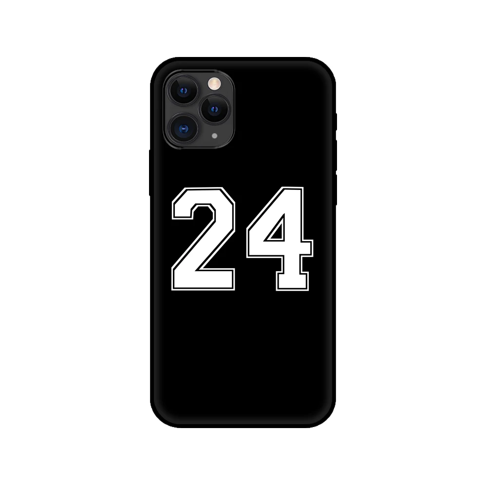 black tpu case for iphone 5 5s se 6 6s 7 8 plus x 10 cover for iphone xr xs 11 pro max case football lucky number free global shipping