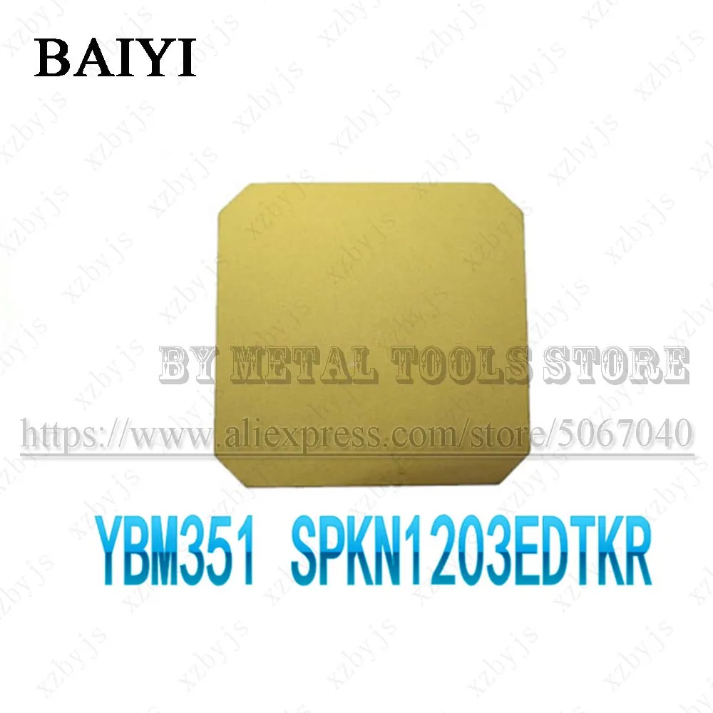 

10 шт. SPKN1203EDTKR YBM351 твердосплавные фрезерные вставки токарные инструменты металлические SPKN1203 токарные резцы CNC лезвие для стали и нержавеющей...