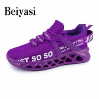 hot sale purple couple brand sneakers men women sports shoes mesh breathable just so so sneakers blade shoes men casual footwear