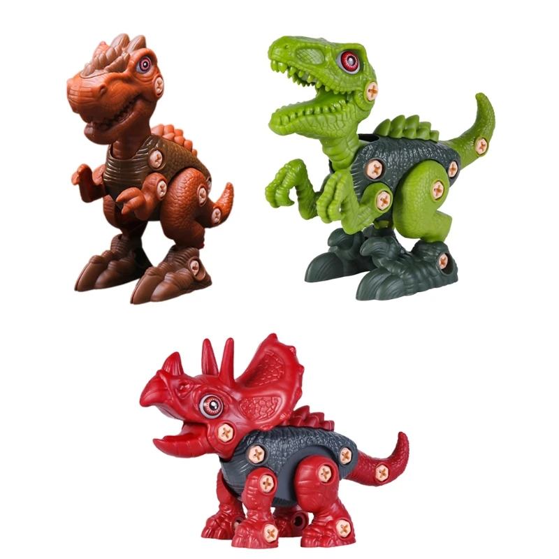 

Игрушки-Динозавры «сделай сам» с отверткой, сборные фигурки-Конструкторы для детей 3-10 лет