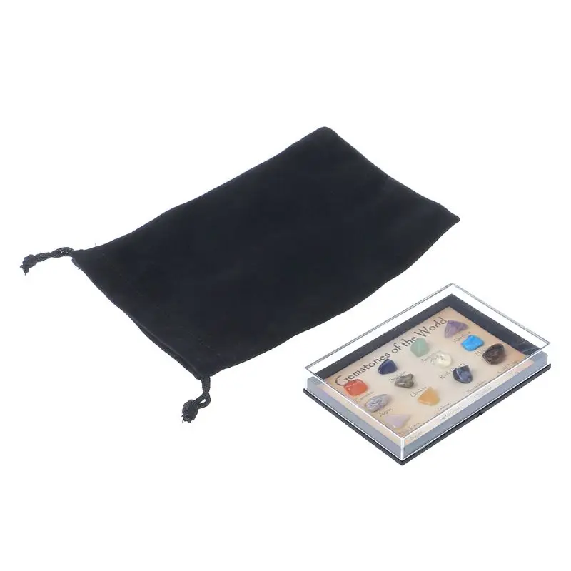 Коллекция Rock 12 шт. смешанные образцы натуральной минеральной руды драгоценные