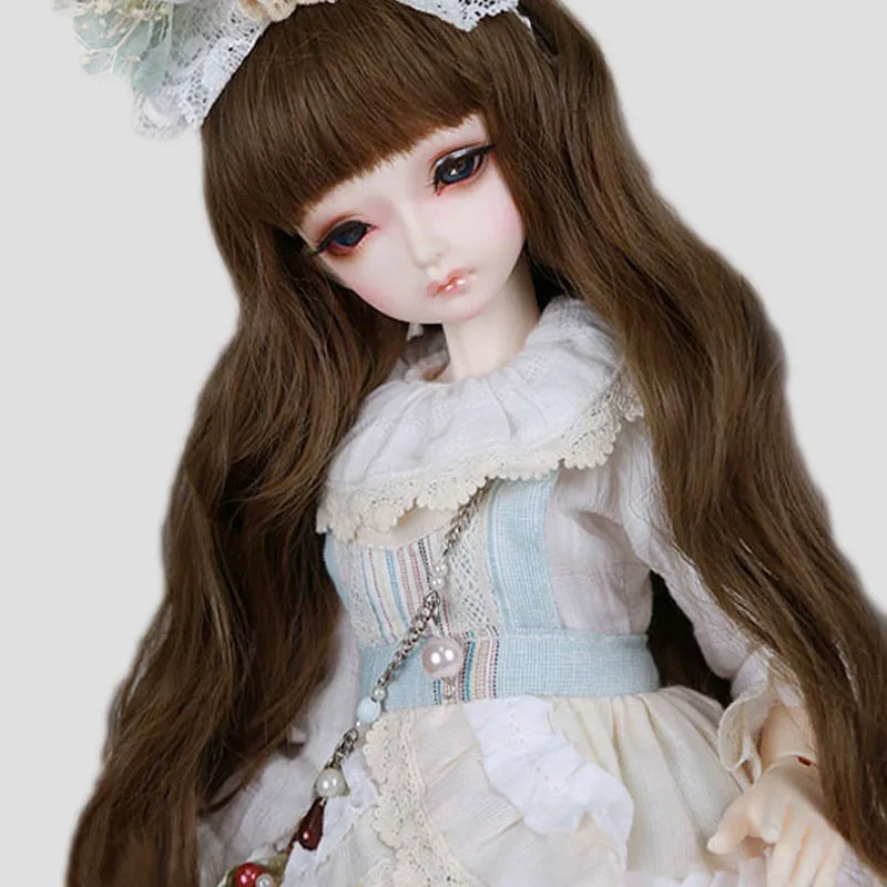 

New Fashion Style 1/3 1/4 1/6 1/8 Bjd SD Wig Wavy Hair High Temperature Wire BJD Wig For BJD Doll Many Colors