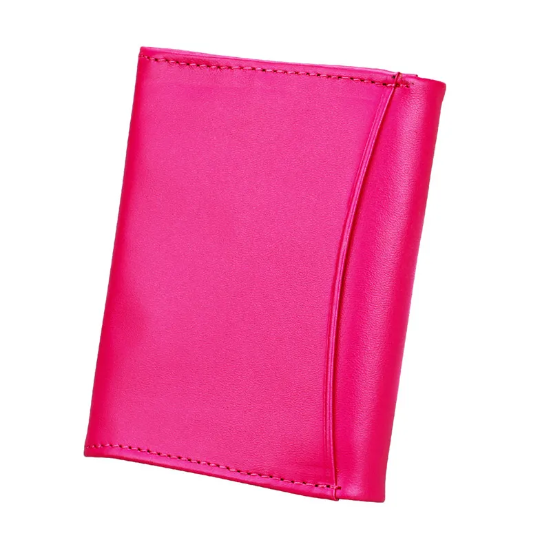 Fashion Women Wallet Vintage Genuine Leather Short Wallets Top Layer Cowhide Coin Purse Card Holder Small Mini Money Bag Pocket