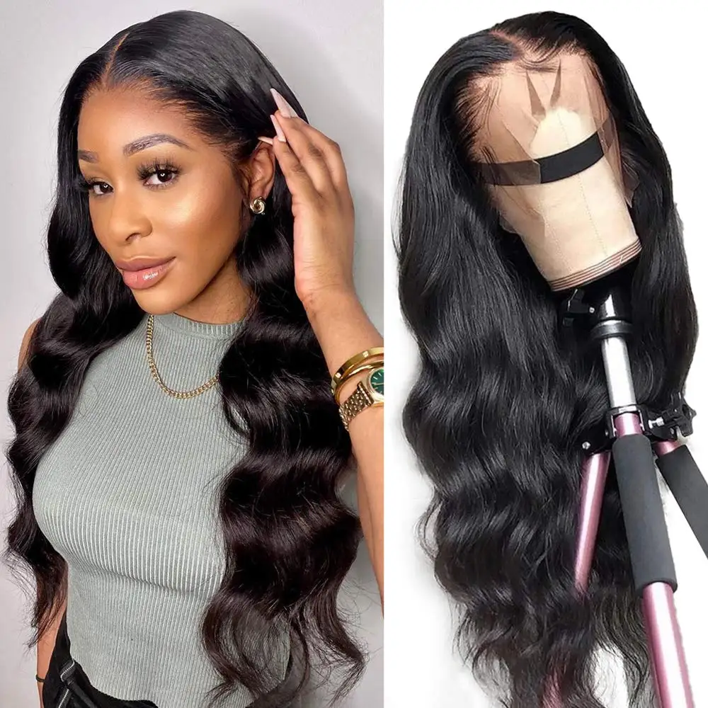 

Alipretty 4x4/5x5 HD Lace Closure Wig Human Hair Body Wave 13X4/13X6 Lace Wigs For Women Glueless Pre Plucked 180 Density