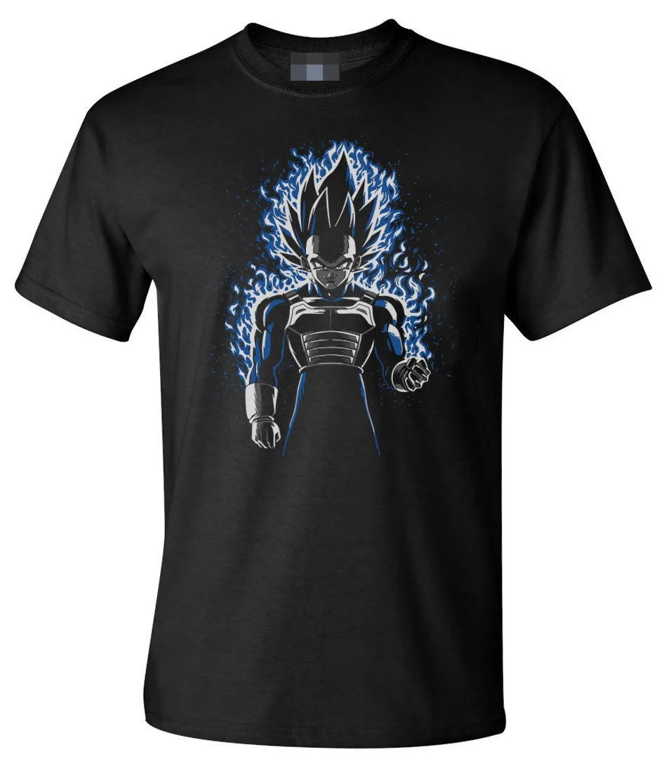 

2019 Fashion Power Of The Prince Dragon Ball Z Inspired Men'S Anime T-Shirt Tees